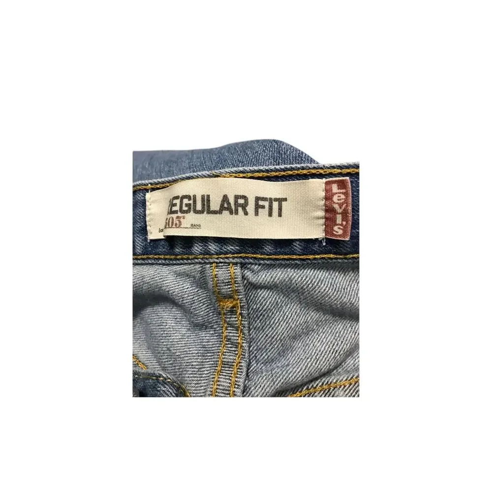 Levi’s 505 Vintage Men’s Jeans 38 x 32 Light Wash Straight Leg Classic Denim USA
